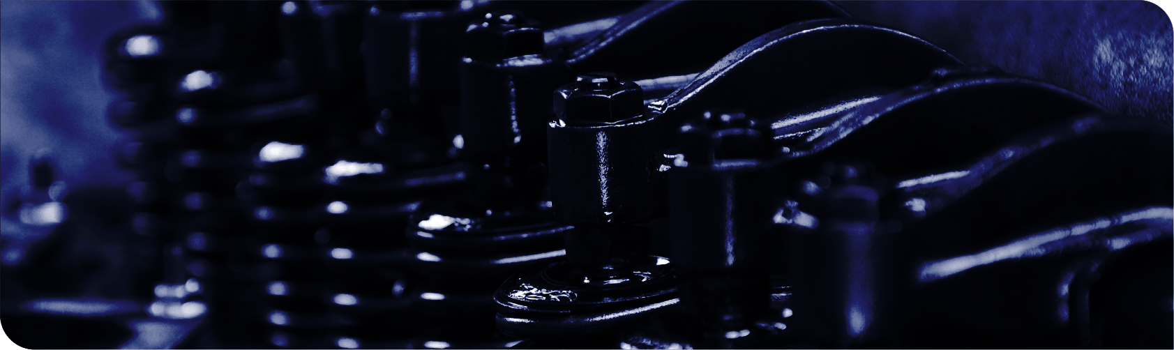Banner featuring engine parts