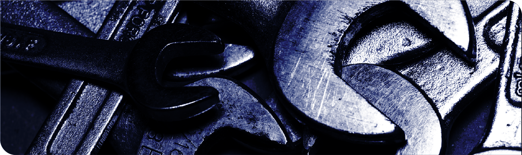 Banner featuring engine parts